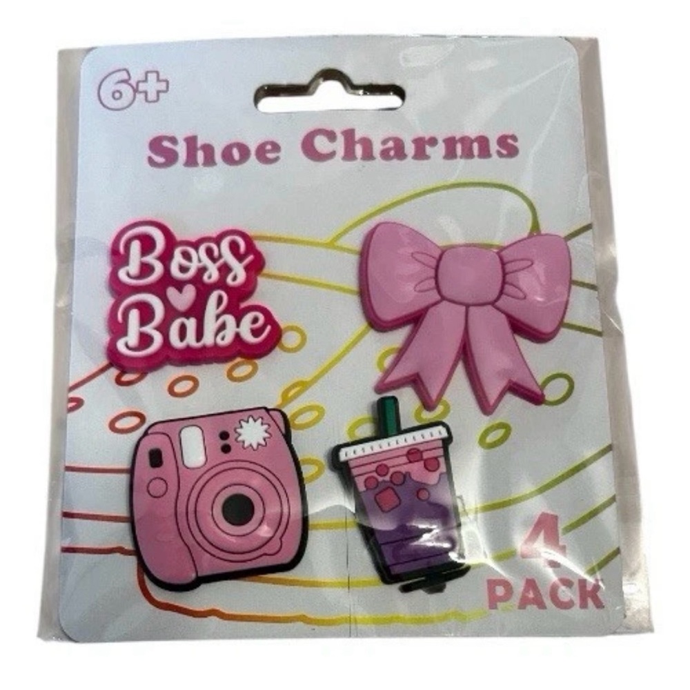 Boss Fashion Croc Shoe
Charms - 4 pc. set
